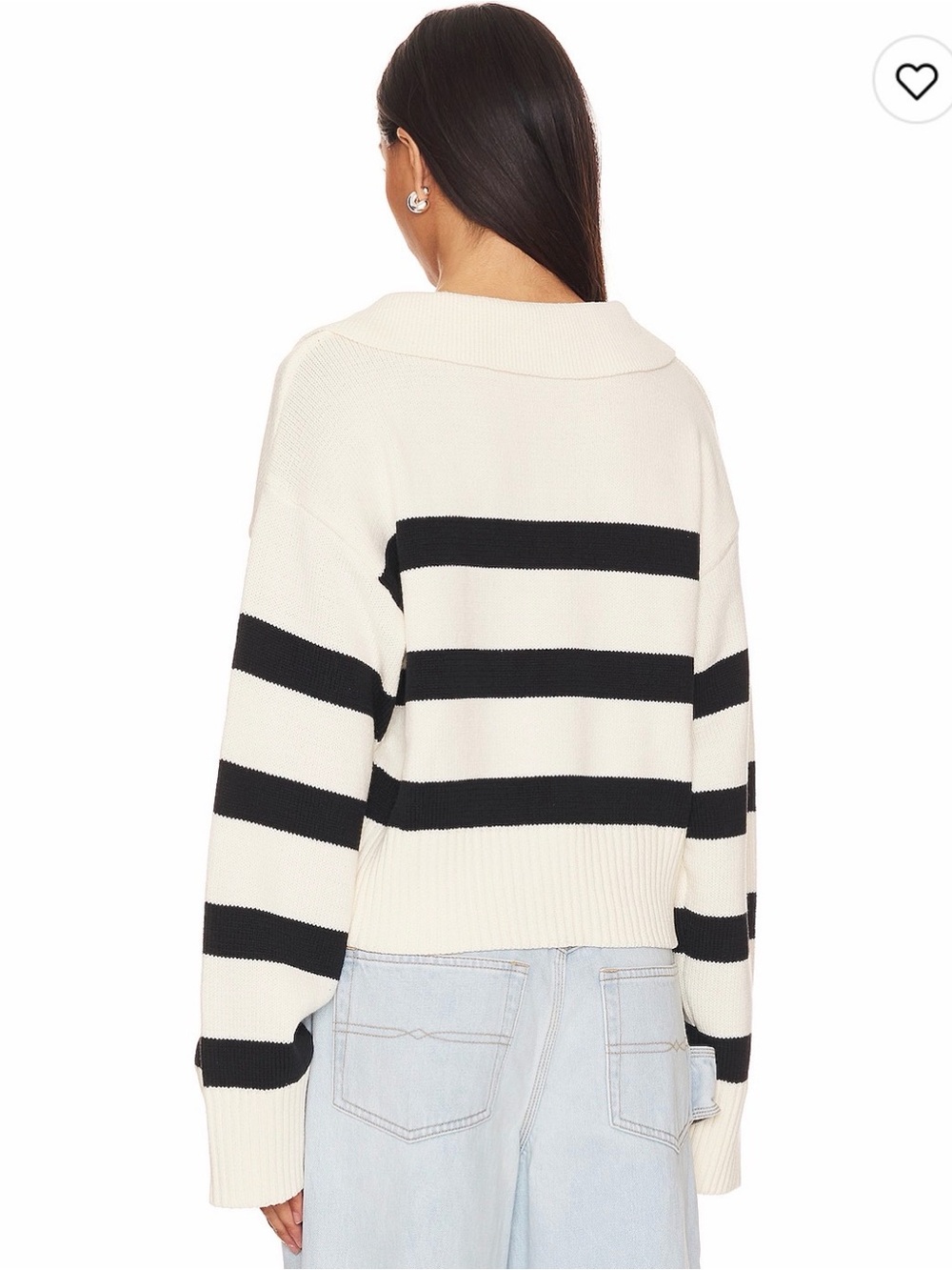 Tatia Sweater in white and black - Picture 3 of 7
